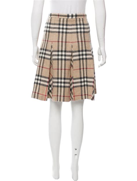 burberry wool skirt